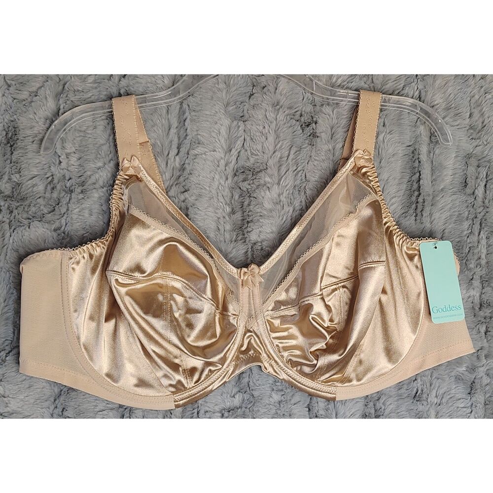 NWT Goddess Keira Underwired Banded Bra Size 46DD Size 46E Plus Size Lingerie
